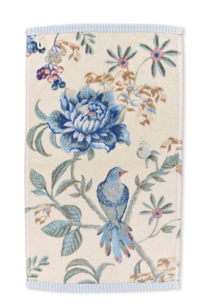 TELO CASA SPUGNA UNISEX AVORIO PIP325860 WHITE BLU PIP STUDIO